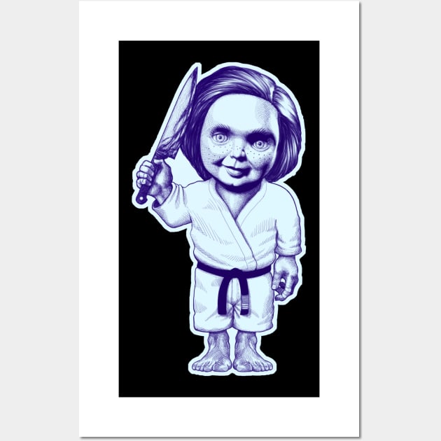 Chuky doll - Mat killers series Wall Art by undersideland